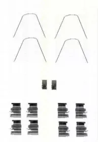 Комплектующие, колодки дискового тормоза TRISCAN купить