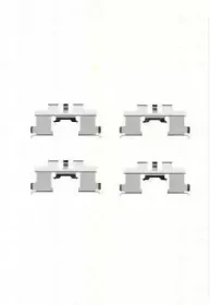 Комплектующие, колодки дискового тормоза TRISCAN купить