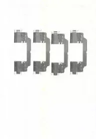 Комплектующие, колодки дискового тормоза TRISCAN купить