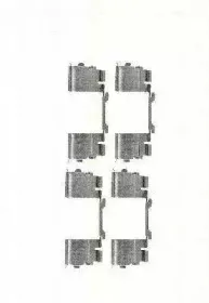 Комплектующие, колодки дискового тормоза TRISCAN купить