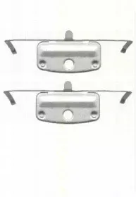 Комплектующие, колодки дискового тормоза TRISCAN купить