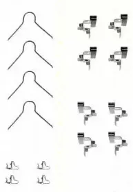 Комплектующие, колодки дискового тормоза TRISCAN купить