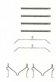 Комплектующие, колодки дискового тормоза TRISCAN купить