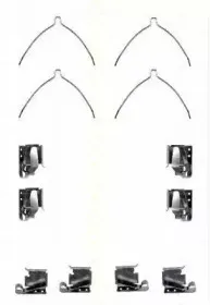 Комплектующие, колодки дискового тормоза TRISCAN купить
