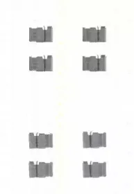 Комплектующие, колодки дискового тормоза TRISCAN купить