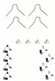 Комплектующие, колодки дискового тормоза TRISCAN купить