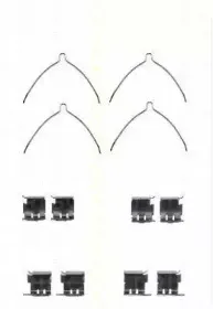 Комплектующие, колодки дискового тормоза TRISCAN купить