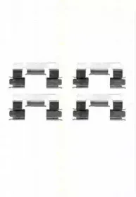 Комплектующие, колодки дискового тормоза TRISCAN купить