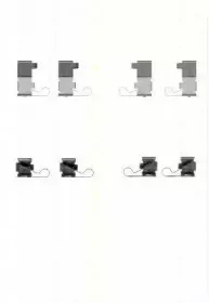 Комплектующие, колодки дискового тормоза TRISCAN купить