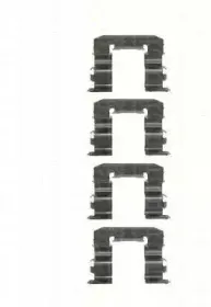 Комплектующие, колодки дискового тормоза TRISCAN купить