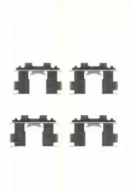 Комплектующие, колодки дискового тормоза TRISCAN купить