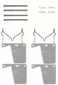 Комплектующие, колодки дискового тормоза TRISCAN купить