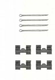 Комплектующие, колодки дискового тормоза TRISCAN купить