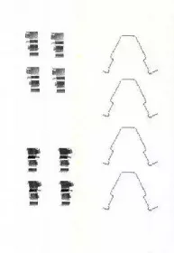Комплектующие, колодки дискового тормоза TRISCAN купить