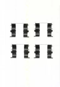 Комплектующие, колодки дискового тормоза TRISCAN купить