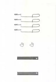 Комплектующие, колодки дискового тормоза TRISCAN купить