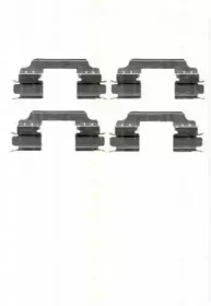 Комплектующие, колодки дискового тормоза TRISCAN купить