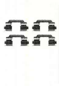 Комплектующие, колодки дискового тормоза TRISCAN купить