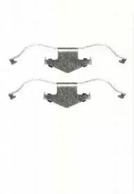 Комплектующие, колодки дискового тормоза TRISCAN купить