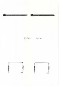 Комплектующие, колодки дискового тормоза TRISCAN купить