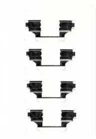 Комплектующие, колодки дискового тормоза TRISCAN купить