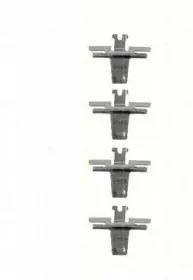 Комплектующие, колодки дискового тормоза TRISCAN купить