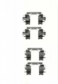 Комплектующие, колодки дискового тормоза TRISCAN купить