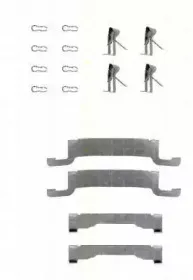 Комплектующие, колодки дискового тормоза TRISCAN купить