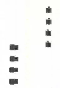 Комплектующие, колодки дискового тормоза TRISCAN купить