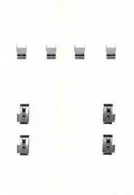 Комплектующие, колодки дискового тормоза TRISCAN купить