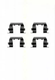 Комплектующие, колодки дискового тормоза TRISCAN купить