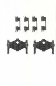 Комплектующие, колодки дискового тормоза TRISCAN купить