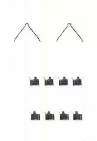 Комплектующие, колодки дискового тормоза TRISCAN купить