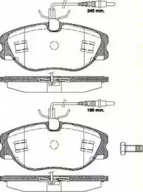 Комплект тормозных колодок, дисковый тормоз TRISCAN купить