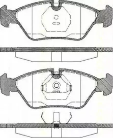 Комплект тормозных колодок, дисковый тормоз TRISCAN купить