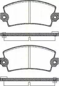 Комплект тормозных колодок, дисковый тормоз TRISCAN купить