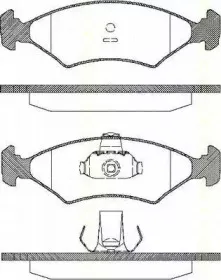 Комплект тормозных колодок, дисковый тормоз TRISCAN купить