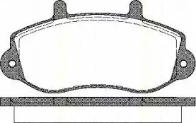Комплект тормозных колодок, дисковый тормоз TRISCAN купить
