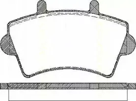 Комплект тормозных колодок, дисковый тормоз TRISCAN купить