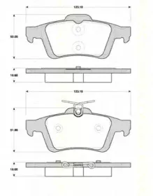 Комплект тормозных колодок, дисковый тормоз TRISCAN купить