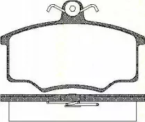 Комплект тормозных колодок, дисковый тормоз TRISCAN купить