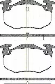 Комплект тормозных колодок, дисковый тормоз TRISCAN купить