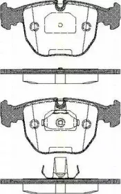 Комплект тормозных колодок, дисковый тормоз TRISCAN купить
