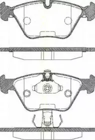 Комплект тормозных колодок, дисковый тормоз TRISCAN купить