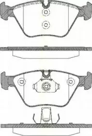 Комплект тормозных колодок, дисковый тормоз TRISCAN купить
