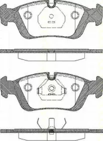 Комплект тормозных колодок, дисковый тормоз TRISCAN купить
