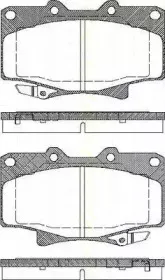 Комплект тормозных колодок, дисковый тормоз TRISCAN купить