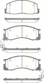 Комплект тормозных колодок, дисковый тормоз TRISCAN купить