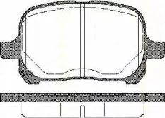 Комплект тормозных колодок, дисковый тормоз TRISCAN купить