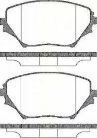 Комплект тормозных колодок, дисковый тормоз TRISCAN купить